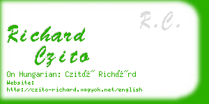 richard czito business card